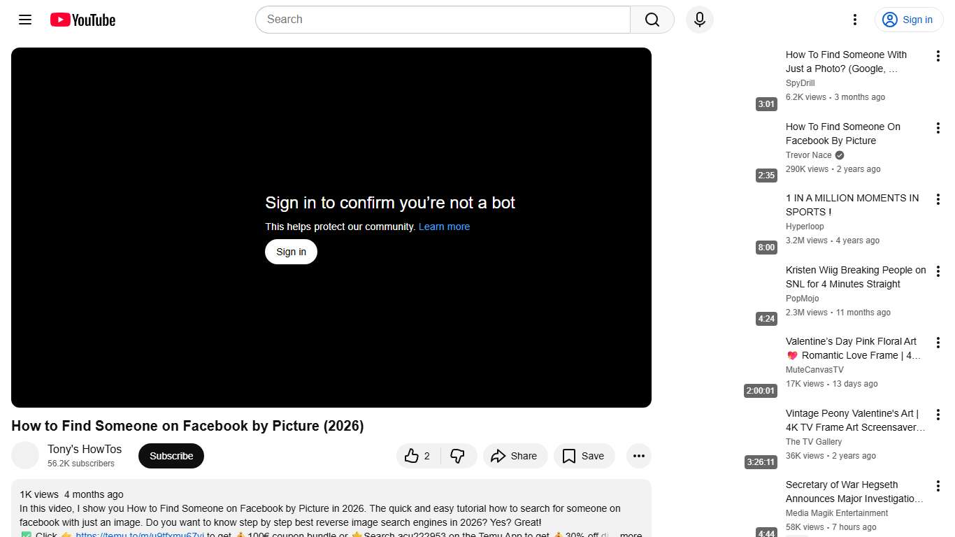 How to Find Someone on Facebook by Picture (2026) - YouTube
